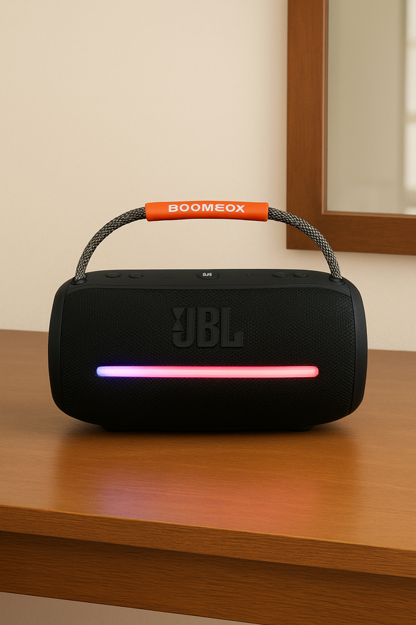 Parlante Boombox 360 Luces LED y Correa